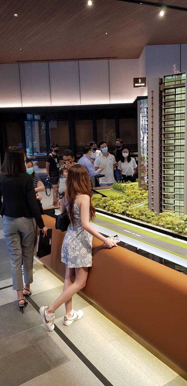 EDGEPROP SINGAPORE - Kopar at Newton sales gallery, where five units were sold over the weekend, including a junior penthouse for $3.7 million (Photo: CEL Development)