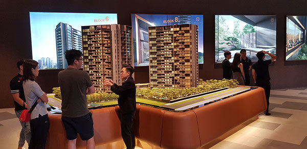 EDGEPROP SINGAPORE - Sales gallery of Kopar at Newton, the last project to be launched prior to the imposition of circuit-breaker from April 7 to June 1, with closure of all developers’ sales galleries to be extended (Photo: CEL) - EDGEPROP SINGAPORE