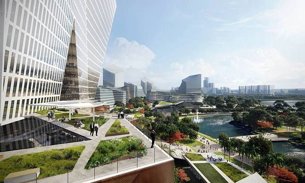 EDGEPROP SINGAPORE - tencent net city Jonathan Ward, design partner at NBBJ, says that the award-winning design of Net City “reflects the distributed network of the internet itself” (Credit: NBBJ)