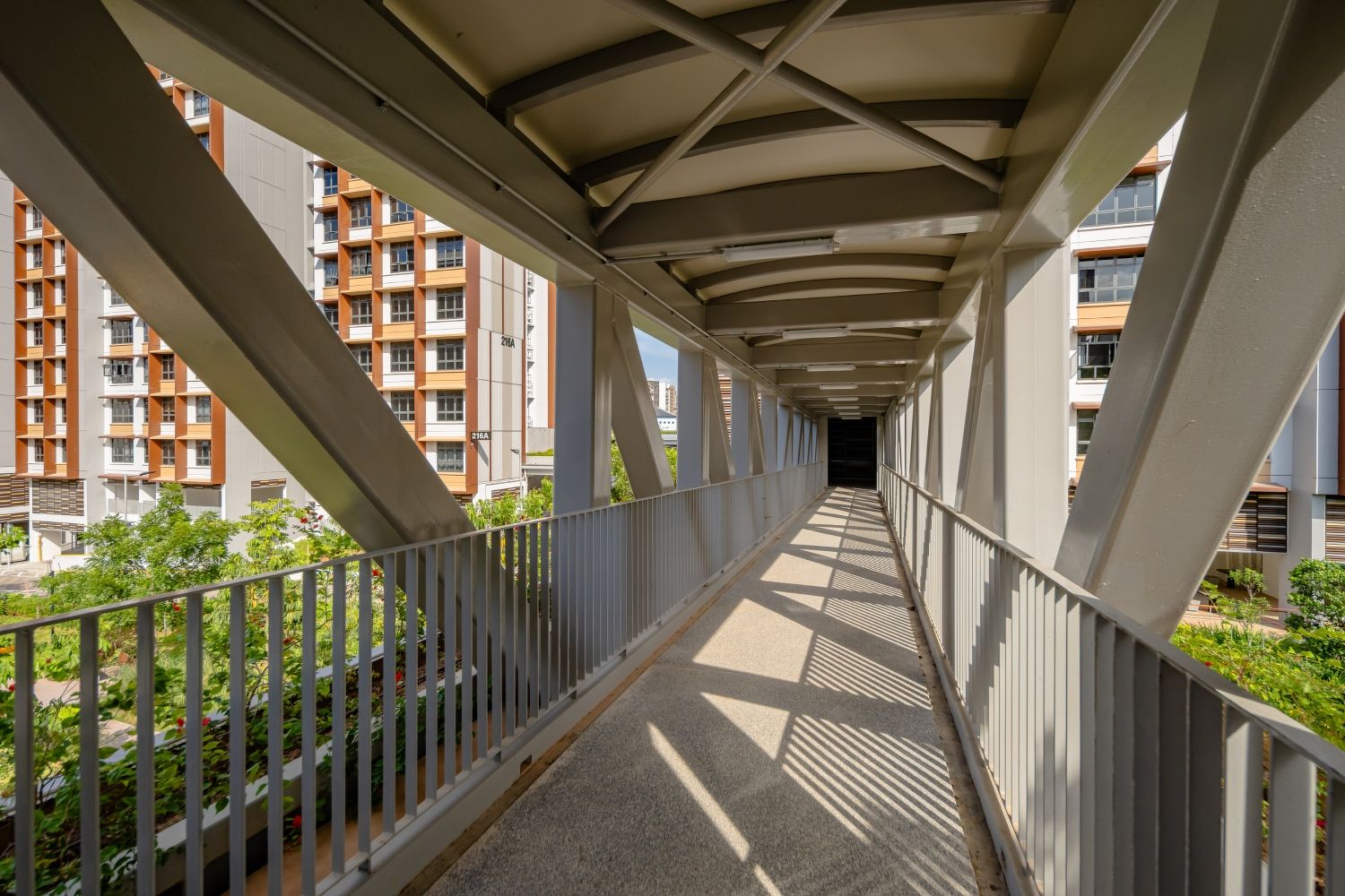 The overhead bridge at Bartley GreenRise