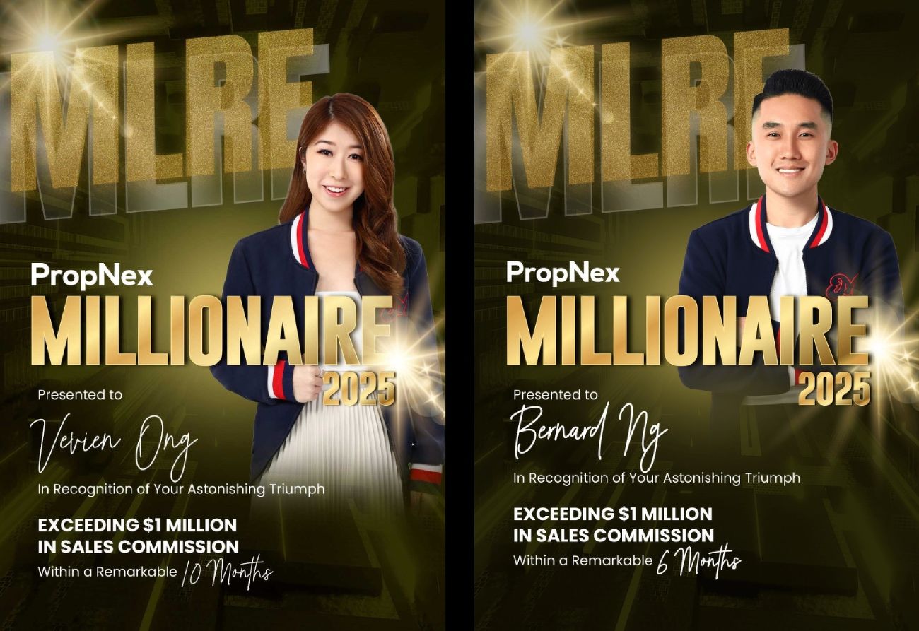 Millionaire realtors - Vevien Ong and Bernard Ng - PropNex