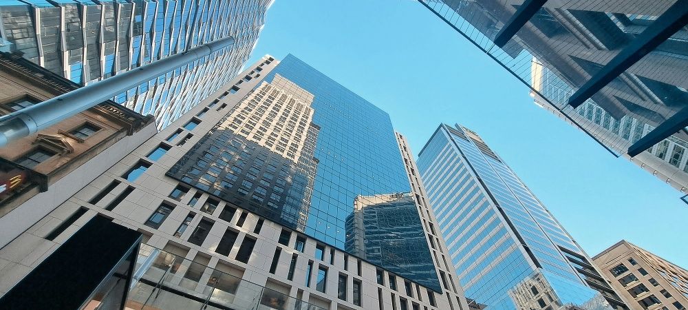 Office skyscrapers in Sydney, Australia.