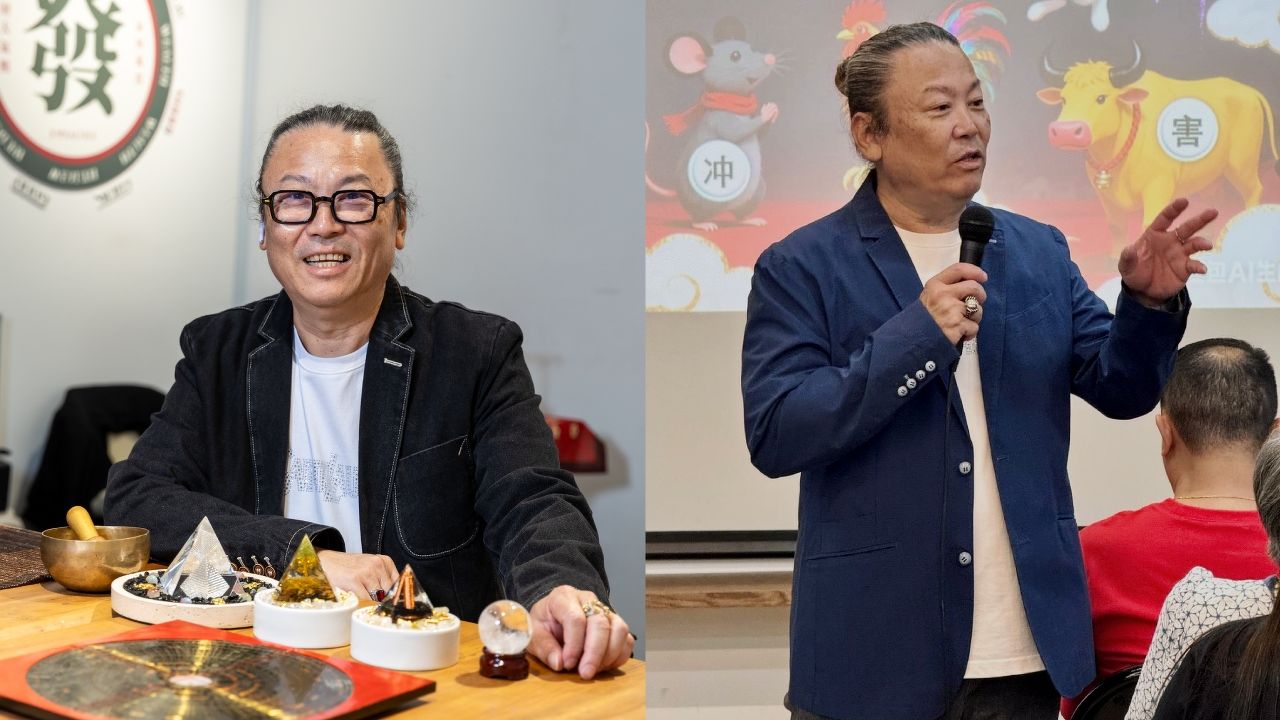 Feng shui master Rex Chong, PapaRexx, at his workplace Kamisoul at International Plaza