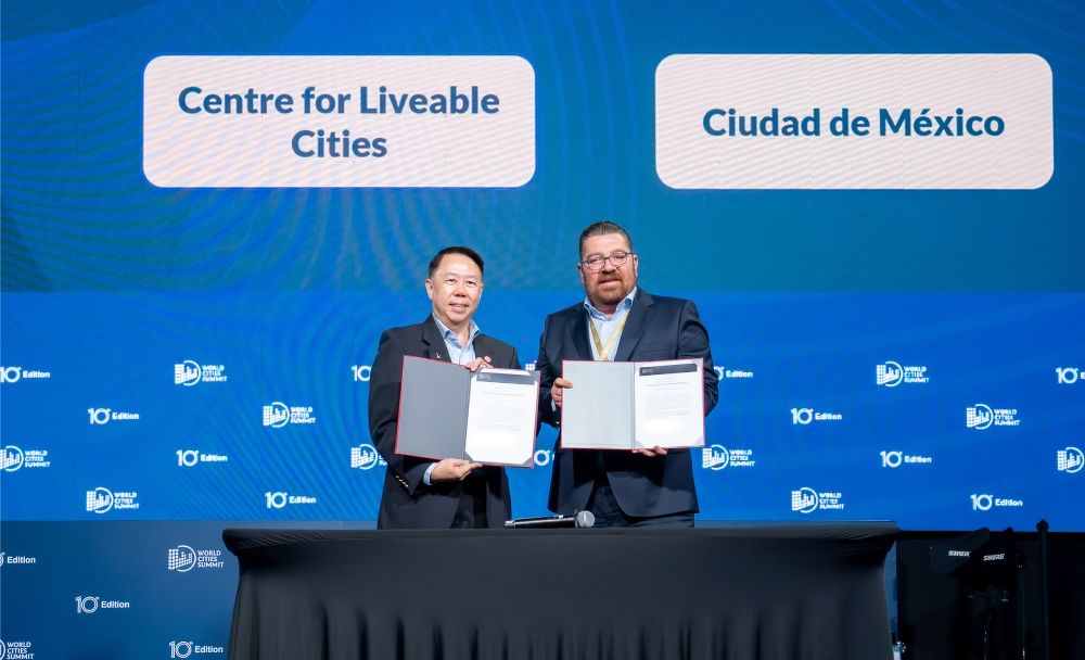 MOU signing between Centre for Liveable Cities and Mexico City