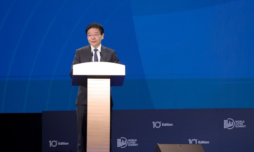 Prime Minister Lawrence Wong at the World Cities Summit 2026