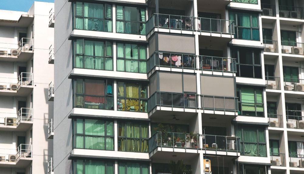 Stock image of apartments