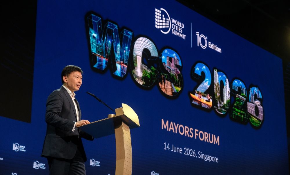 Minister Chee Hong Tat at the Mayors Forum of the World Cities Summit in Singapore