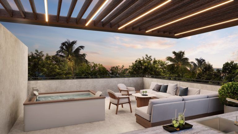 Sky terrace at Solstice terrace home