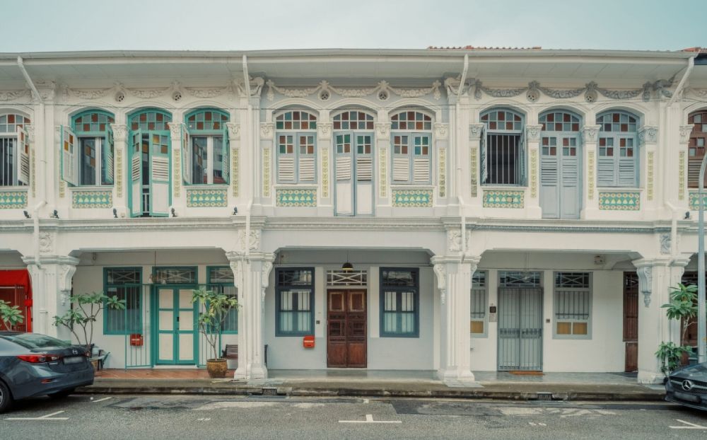 Pop House by Figment in Geylang, Singapore; conservation shophouses