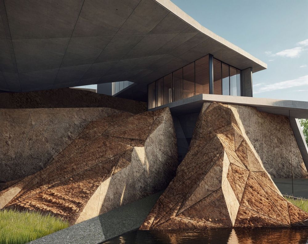 Plane House project in Malaysia using Kaera material - ODE - Kody Kato