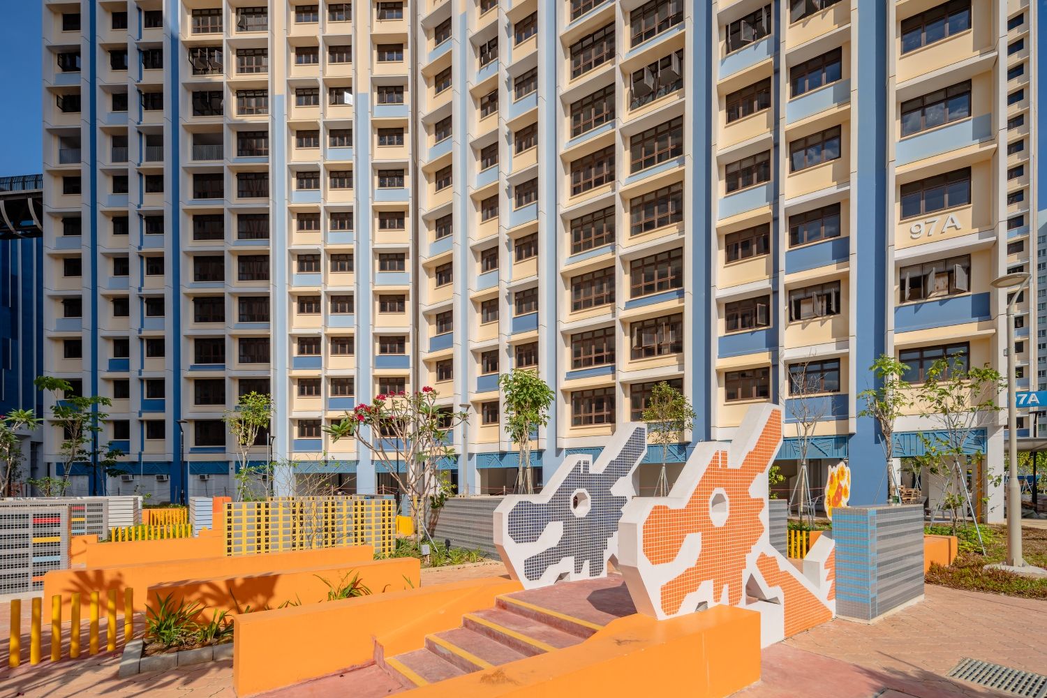Mini maze inspired by the Dragon Playground, at the MacPherson Weave BTO project