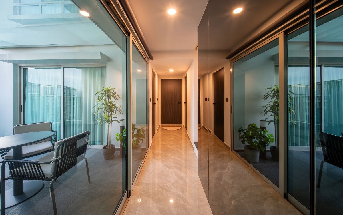The interior of a Punggol five-room HDB resale flat