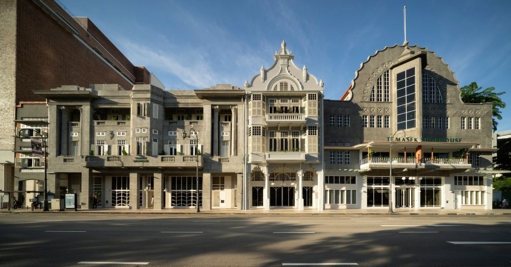 Temasek Shophouse front facade