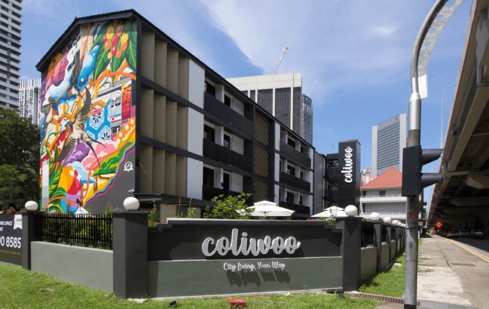 Coliwoo Keppel co-living property in Singapore's CBD
