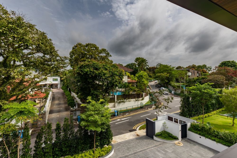 View of Chee Hoon Avenue GCB area from the bungalow's attic level
