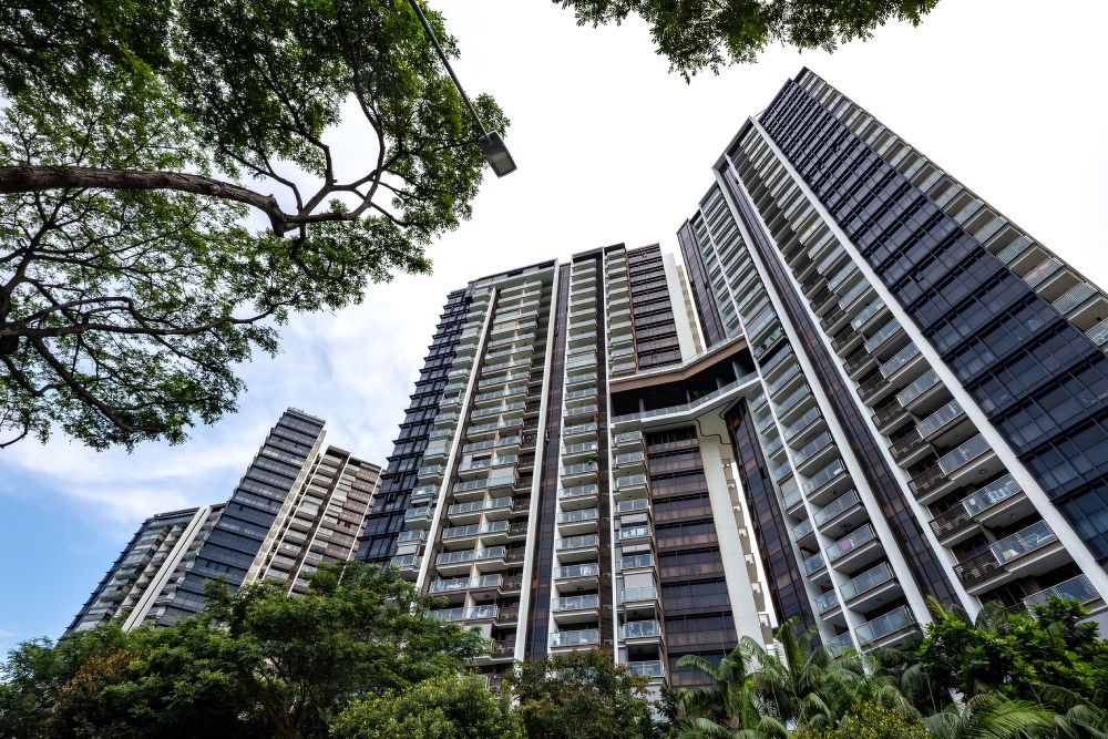 Seaside Residences exterior facade - private condominium in Siglap, East Coast