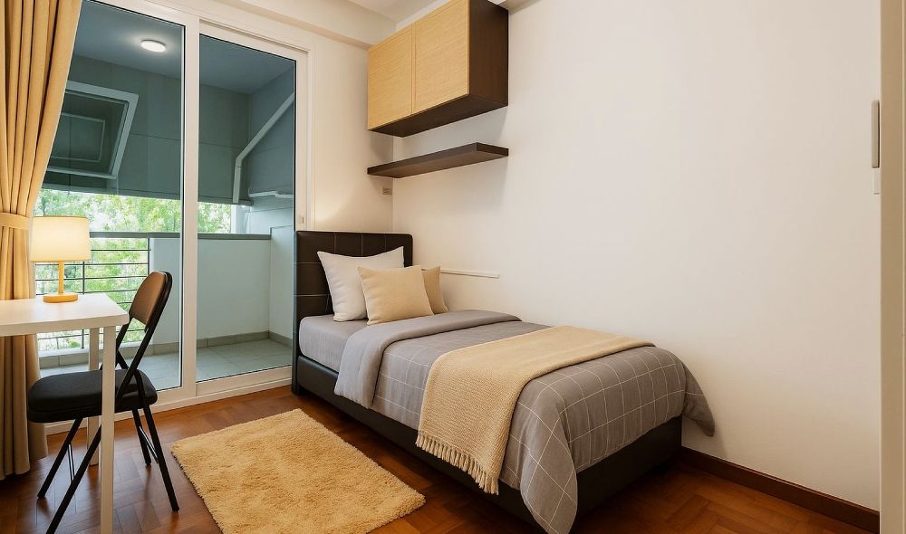 A room at a property managed by Bespoke Habitat