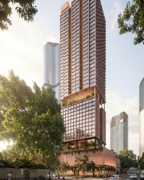 Rendering of Doma's proposed hotel in Brisbane