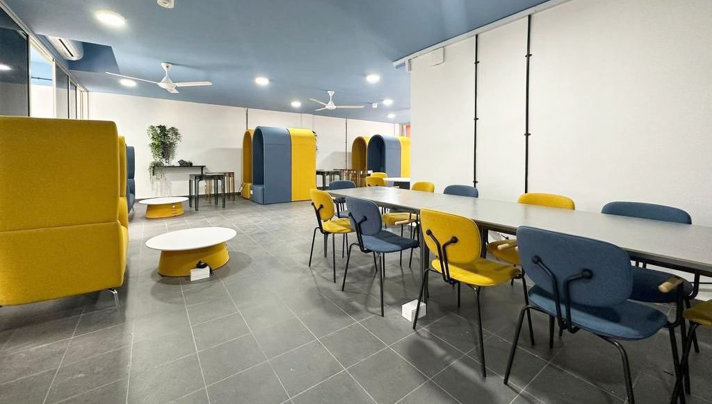 Study lounge at Campus by The Assembly Place, a dedicated student hostel accommodation