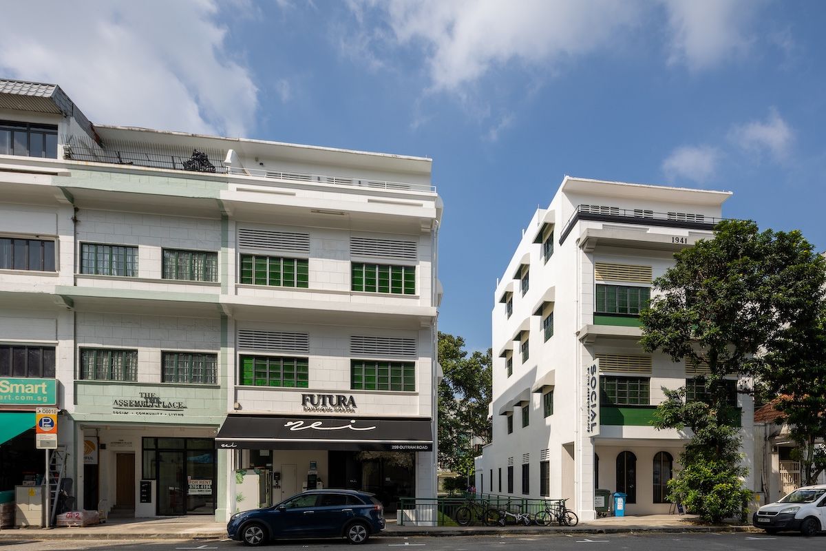 257, 259, and 261 Outram Road. 259 Outram is among several additional properties that The Assembly Place has secured in its pipeline.