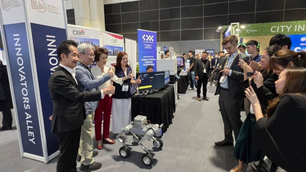 Innovators Alley showcase at the World Cities Summit 2026 in Singapore