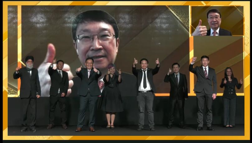 The awards’ working committee in a virtual group photo - EDGEPROP SINGAPORE