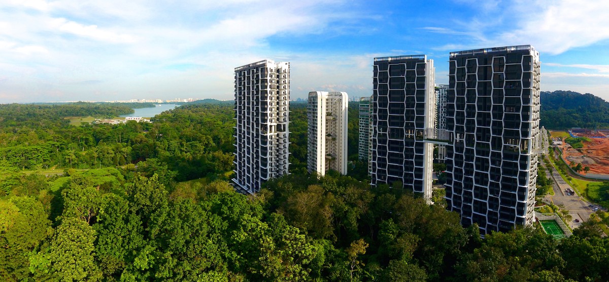At Eco Sanctuary, residents can take in a nearly 270º view of the nearby parks and nature reserve at two viewing decks called The Belvederes - EDGEPROP SINGAPORE