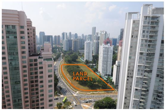  The new residential development could yield up to 445 units (Picture: URA website)