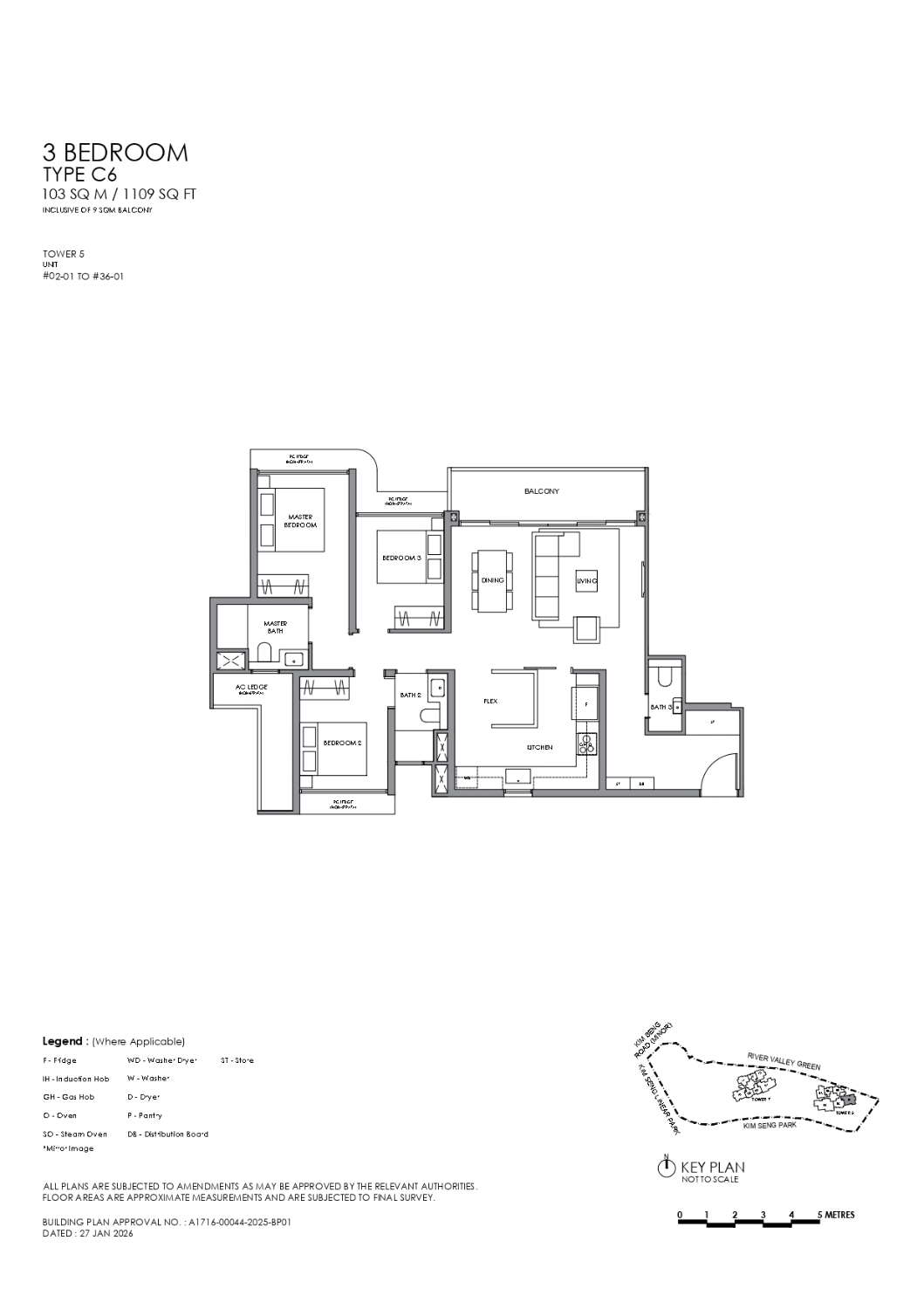 River Modern - Floor Plan 55