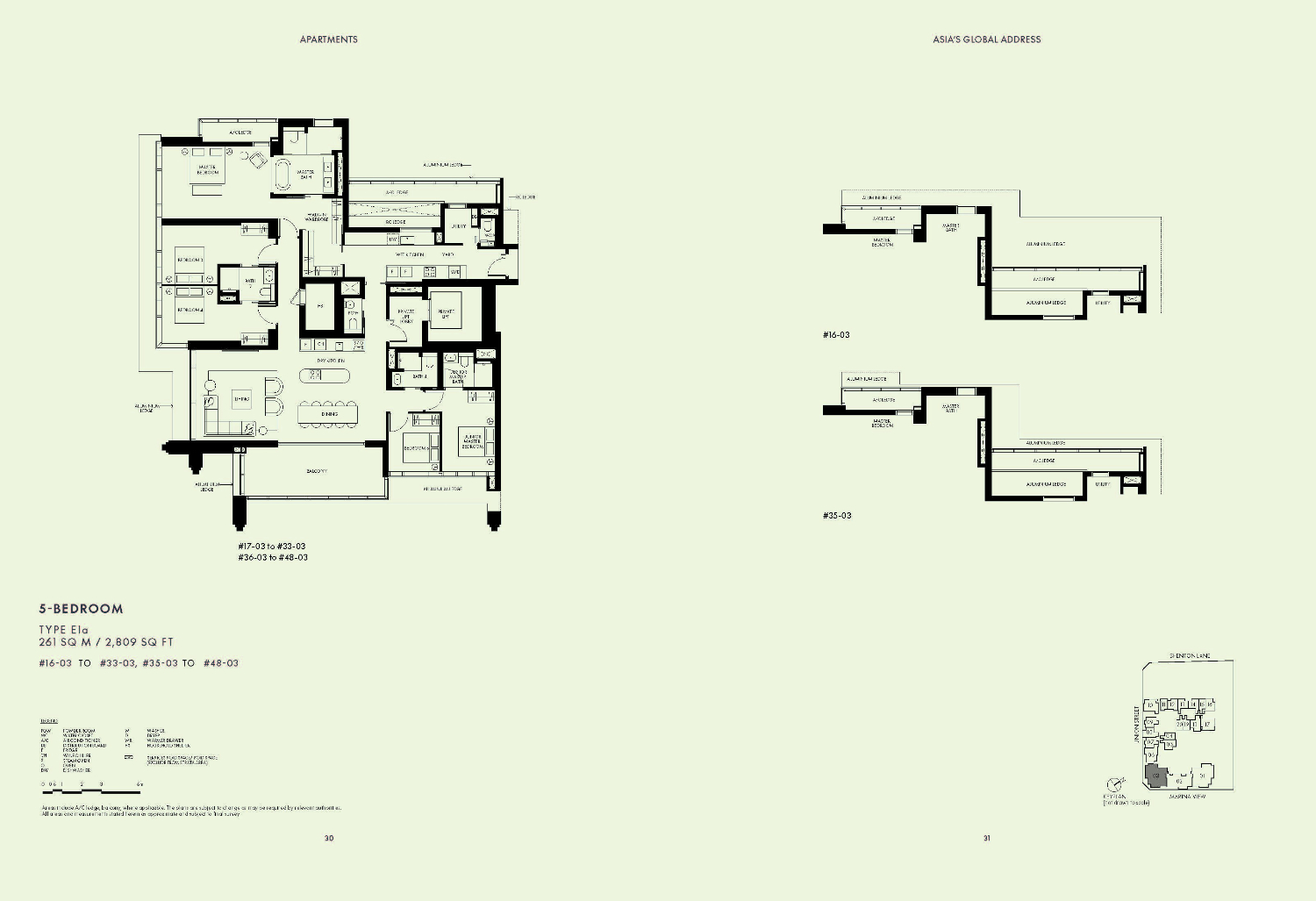 W Residences Marina View - Singapore - Floor Plan 19