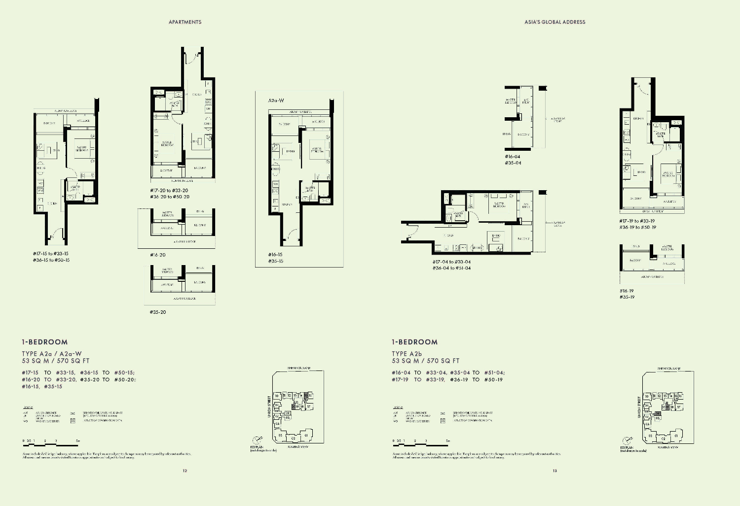 W Residences Marina View - Singapore - Floor Plan 12
