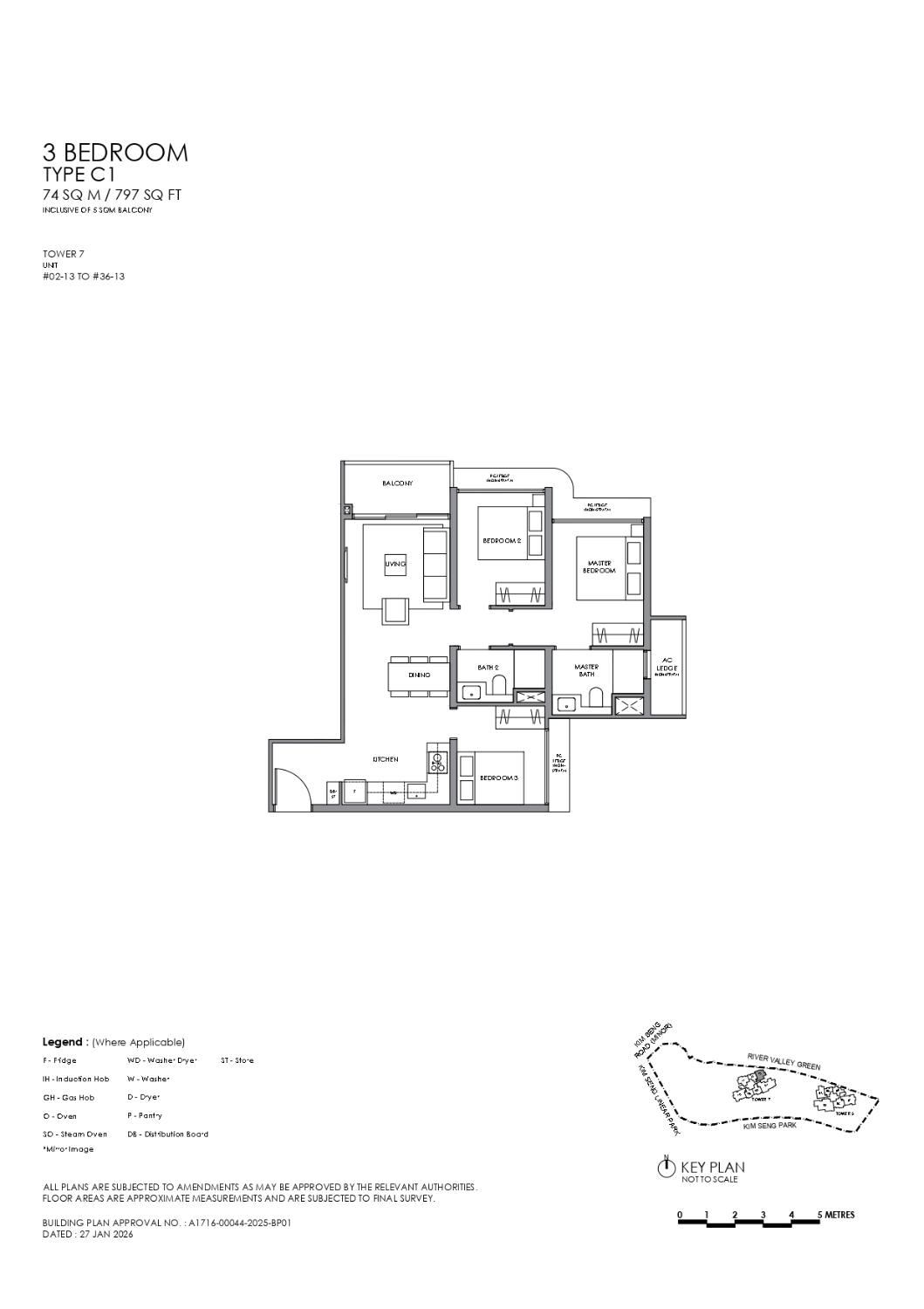 River Modern - Floor Plan 58